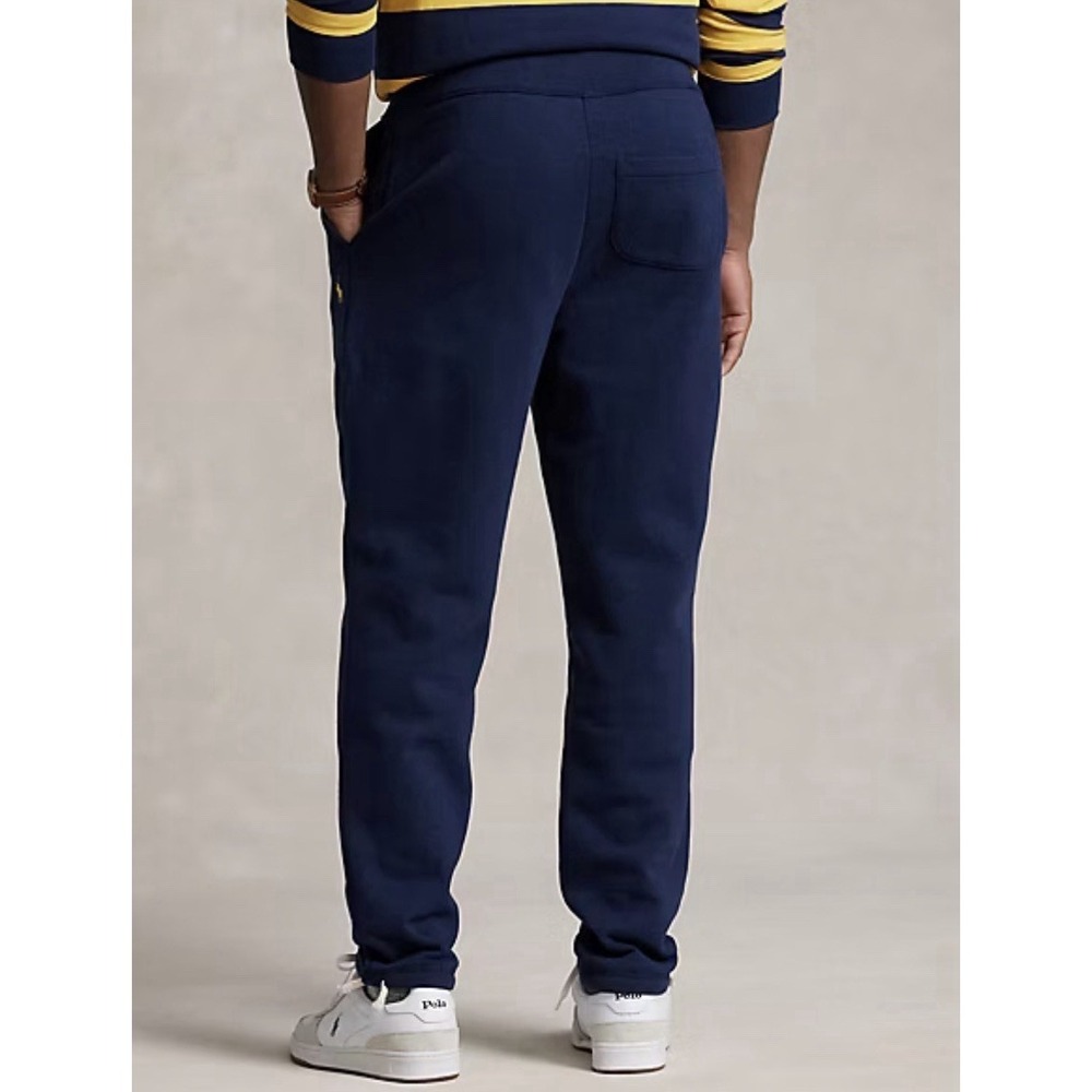 NWT Polo Ralph Lauren Fleece Sweatpants Ankle Cinch Men Size 4XL Tall Navy Blue - Picture 12 of 14
